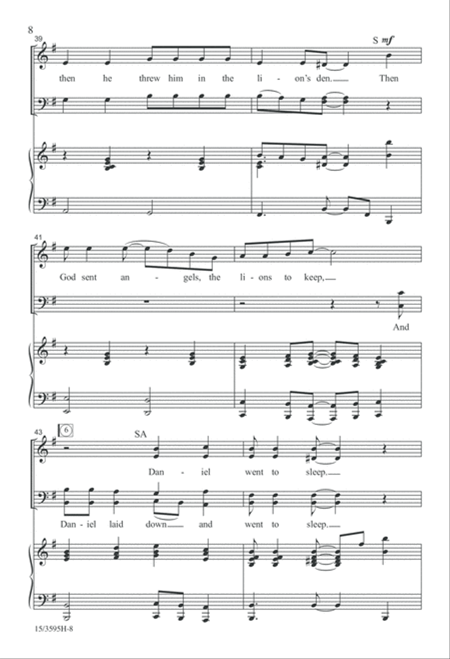 Witness (Digital Download) 4-Part scores gallery preview page 8