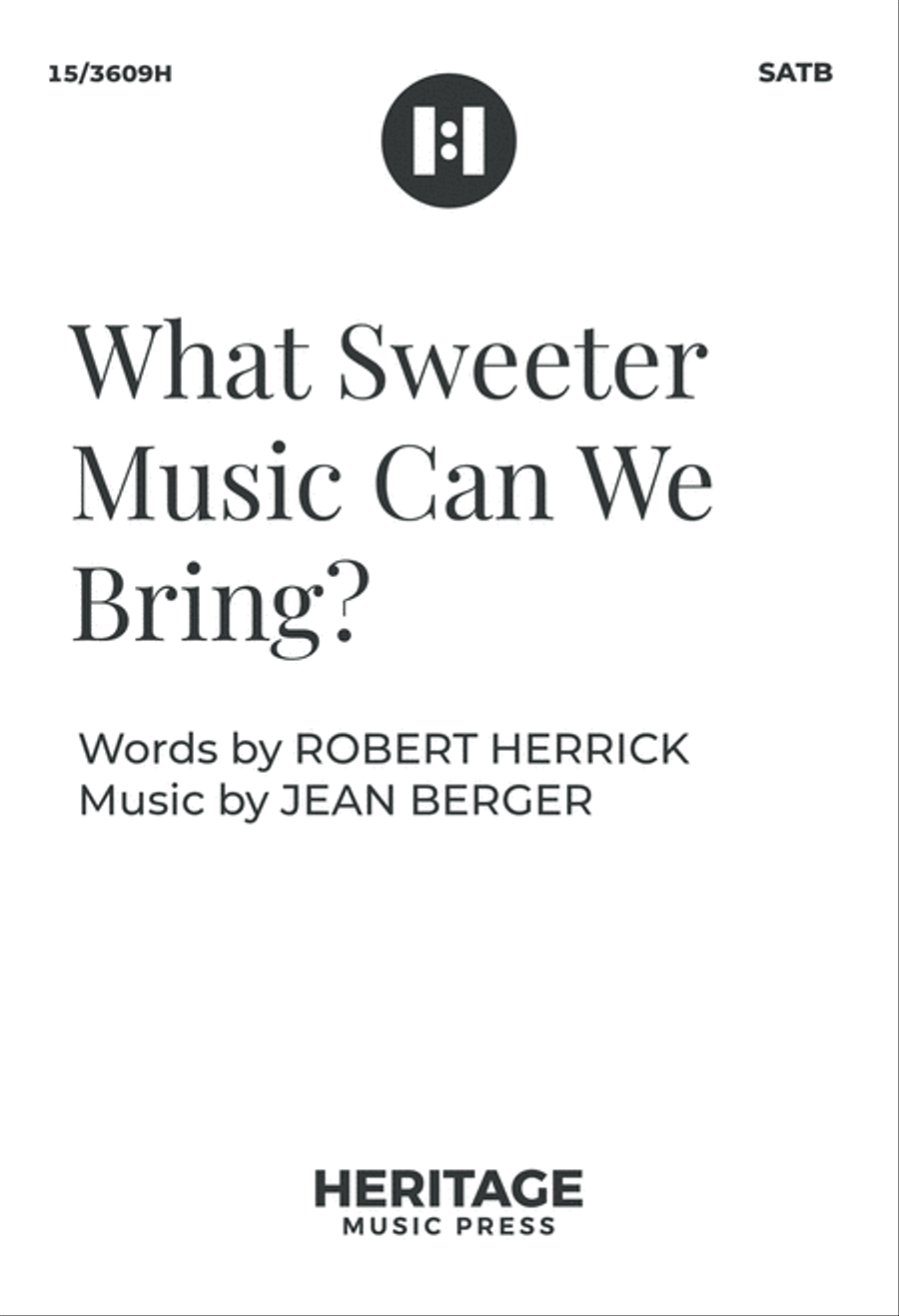 What Sweeter Music Can We Bring? (Digital Download) 4-Part scores gallery preview page 1