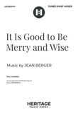 It Is Good to Be Merry and Wise