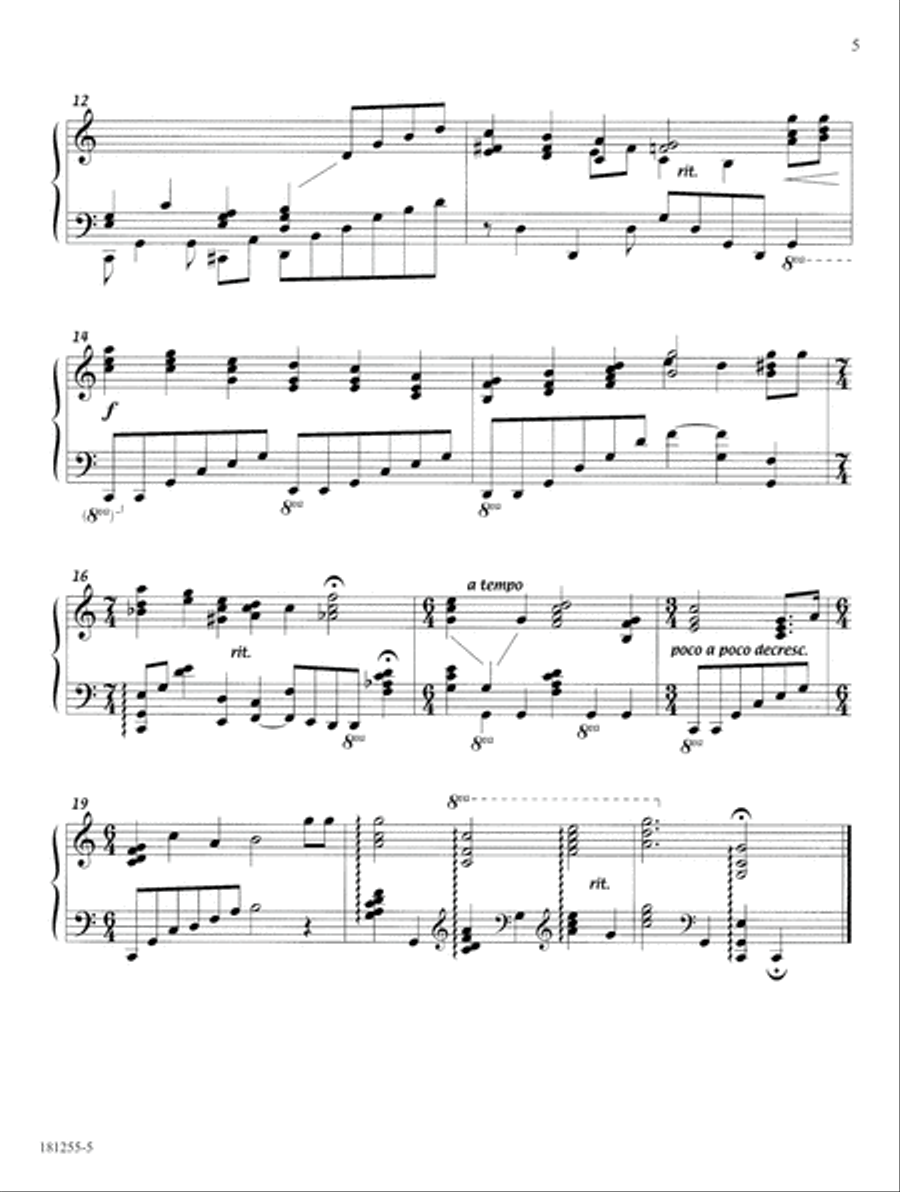 Joy to the World (Digital Download) Piano Solo scores gallery preview page 5