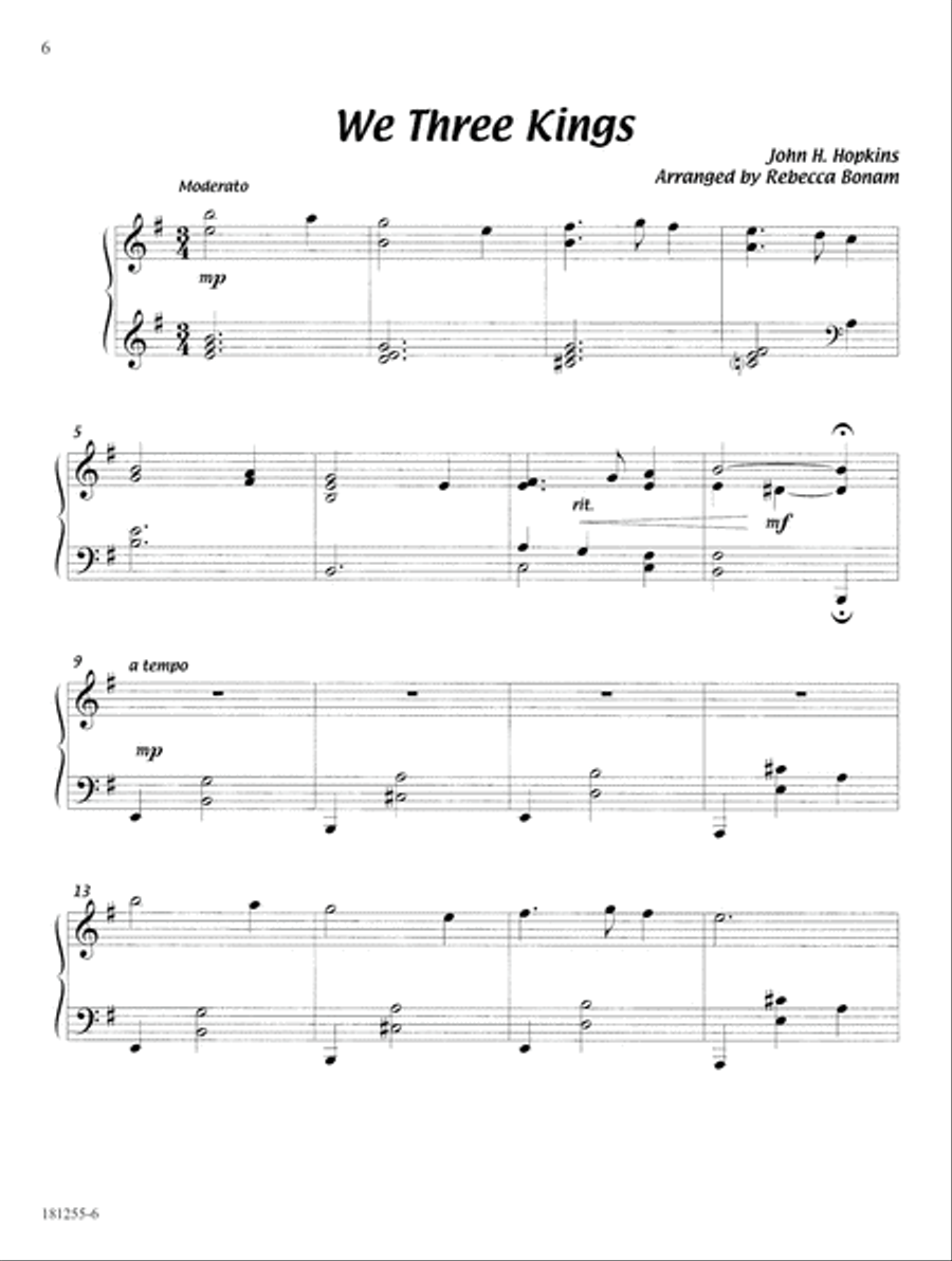 Joy to the World (Digital Download) Piano Solo scores gallery preview page 6