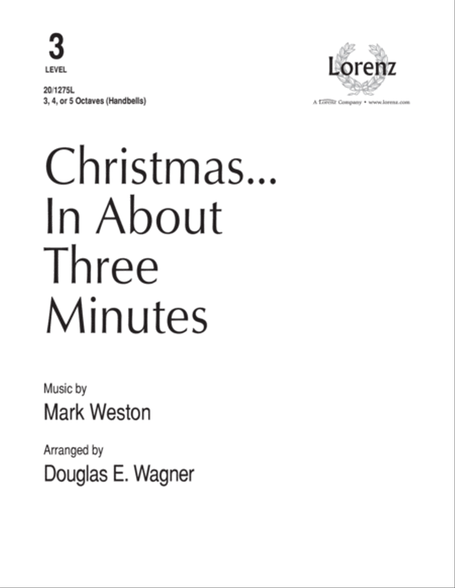 Christmas...In About Three Minutes (Digital Download) 5-Octaves scores gallery preview page 1