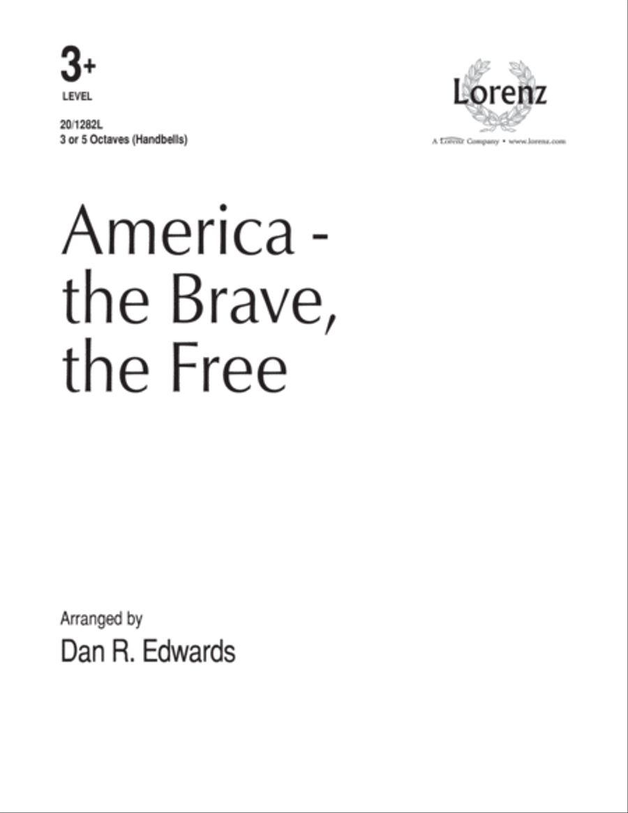 America - the Brave, the Free (Digital Download) 5-Octaves scores gallery preview page 1