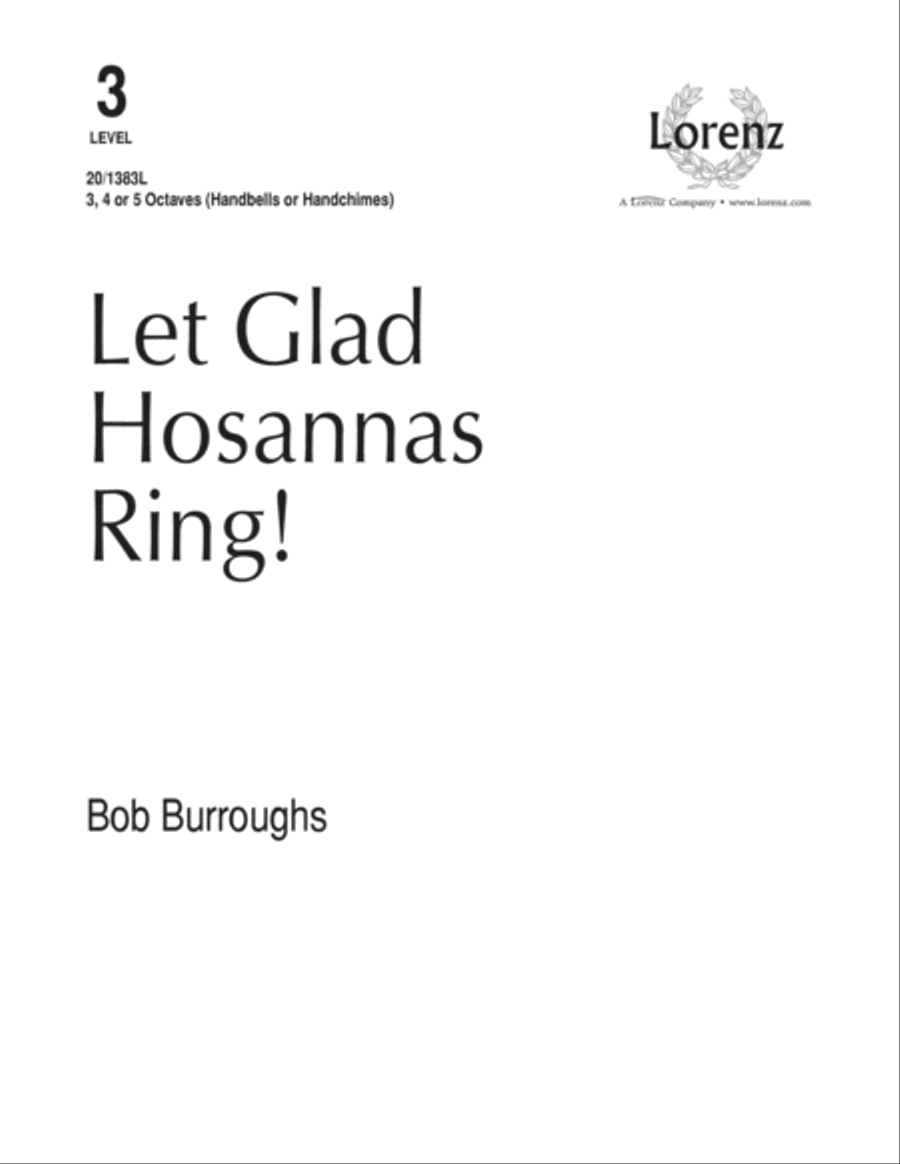 Let Glad Hosannas Ring! (Digital Download) 5-Octaves scores gallery preview page 1