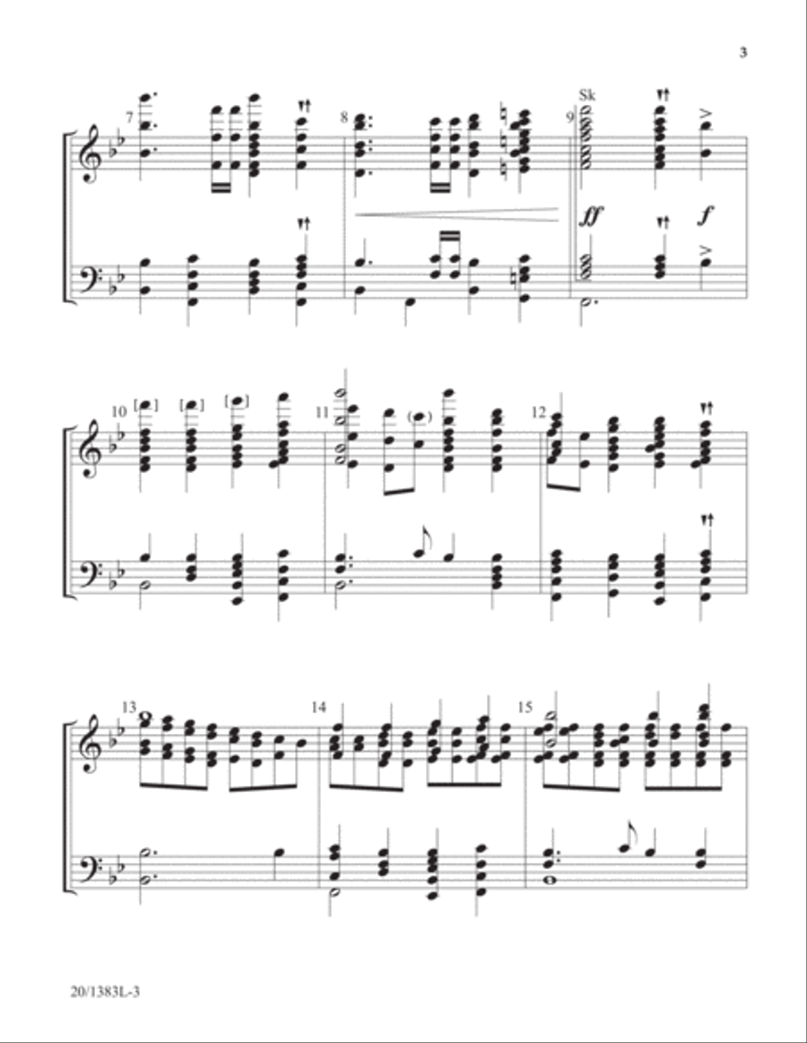 Let Glad Hosannas Ring! (Digital Download) 5-Octaves scores gallery preview page 3