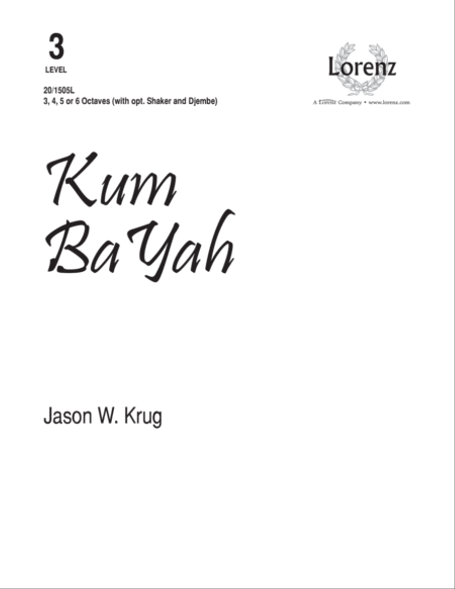 Kum Ba Yah (Digital Download) 5-Octaves scores gallery preview page 1