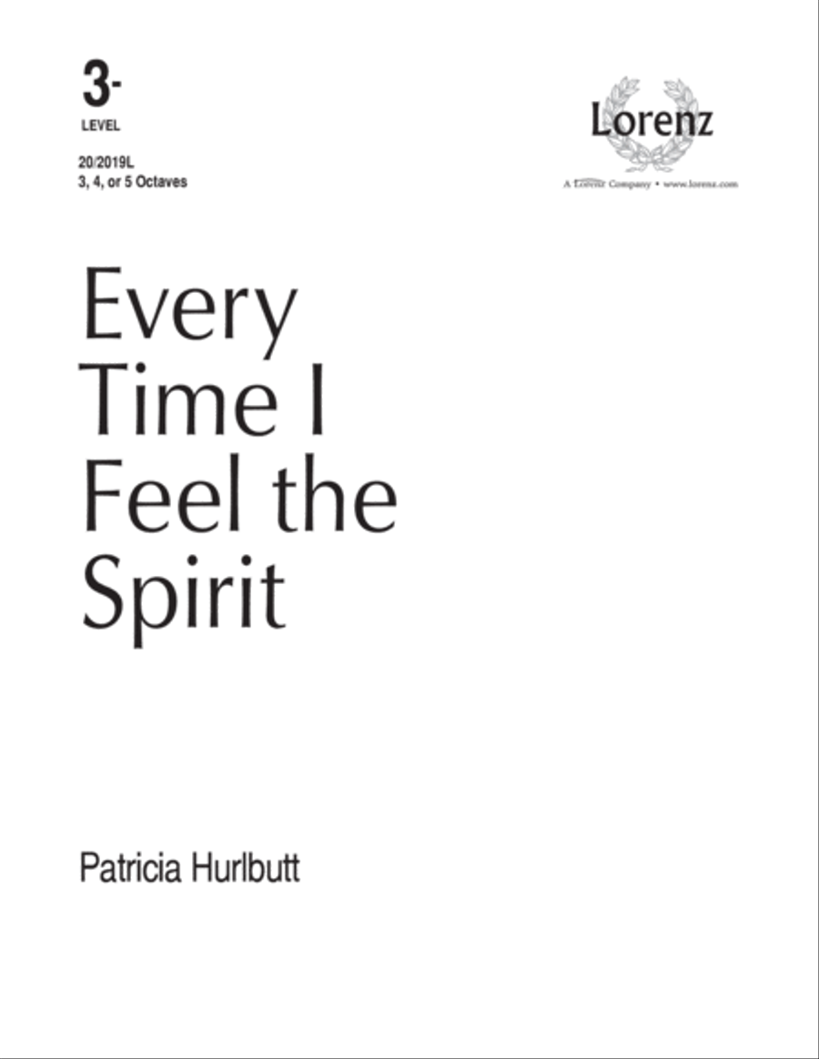 Every Time I Feel the Spirit (Digital Download) 5-Octaves scores gallery preview page 1