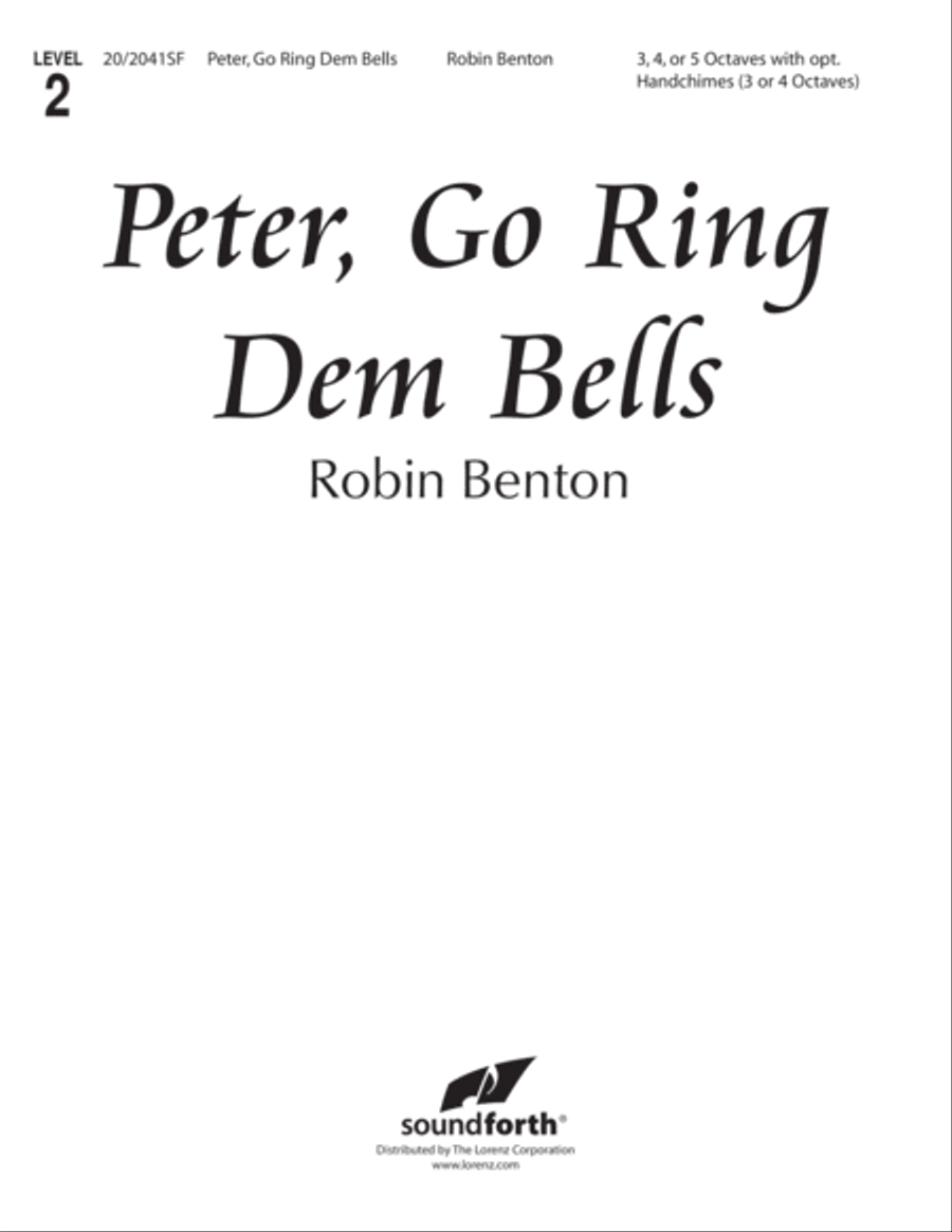 Peter, Go Ring Dem Bells (Digital Download) 5-Octaves scores gallery preview page 1