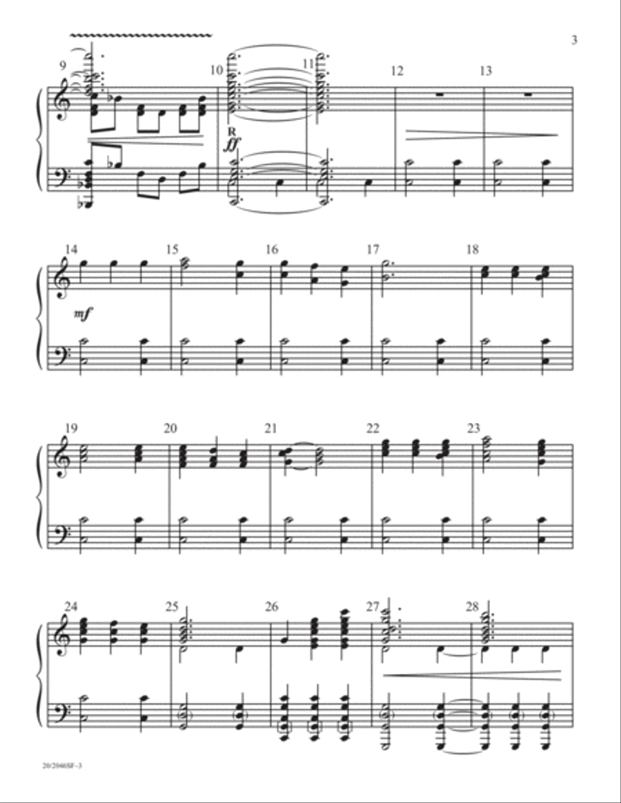 The Strife Is O'er - Handbell Part (Digital Download) 5-Octaves scores gallery preview page 3