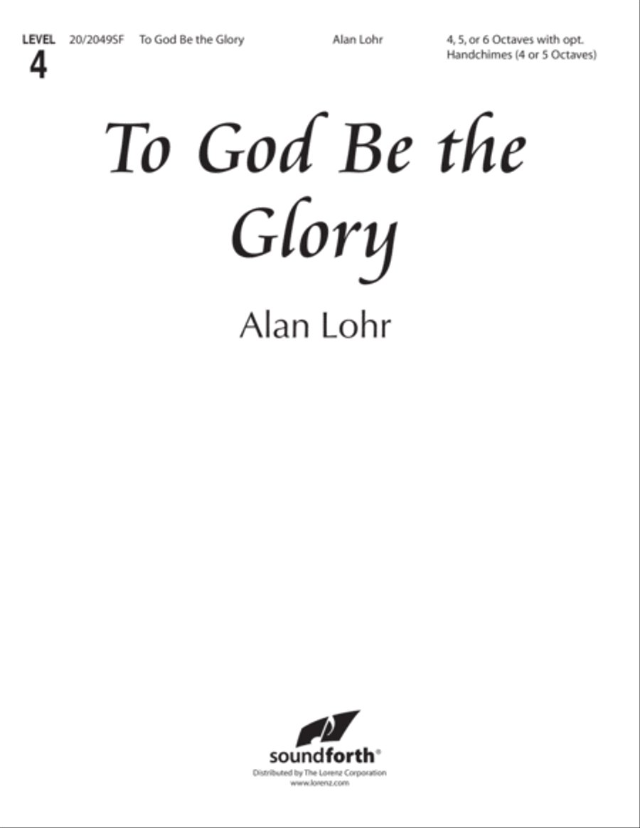 To God Be the Glory (Digital Download) 5-Octaves scores gallery preview page 1