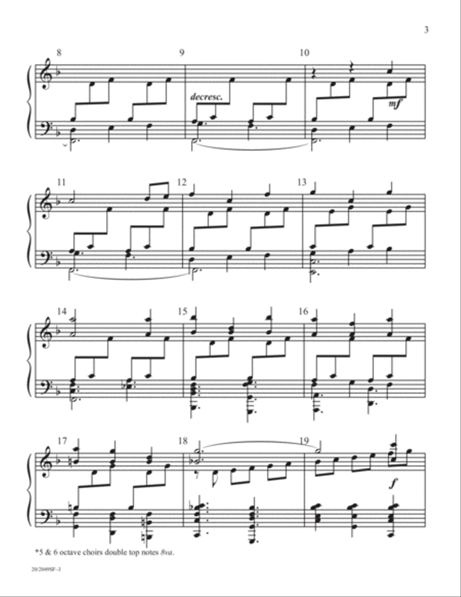 To God Be the Glory (Digital Download) 5-Octaves scores gallery preview page 3