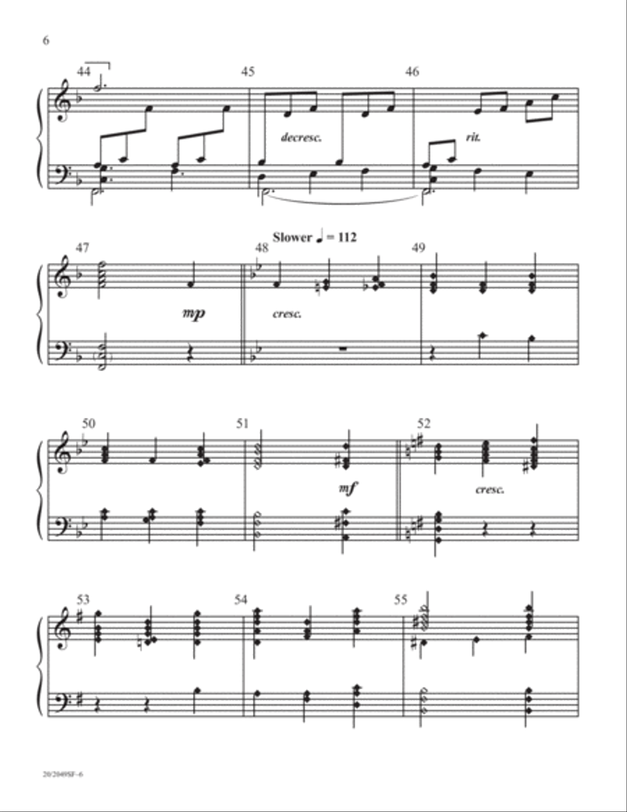 To God Be the Glory (Digital Download) 5-Octaves scores gallery preview page 6