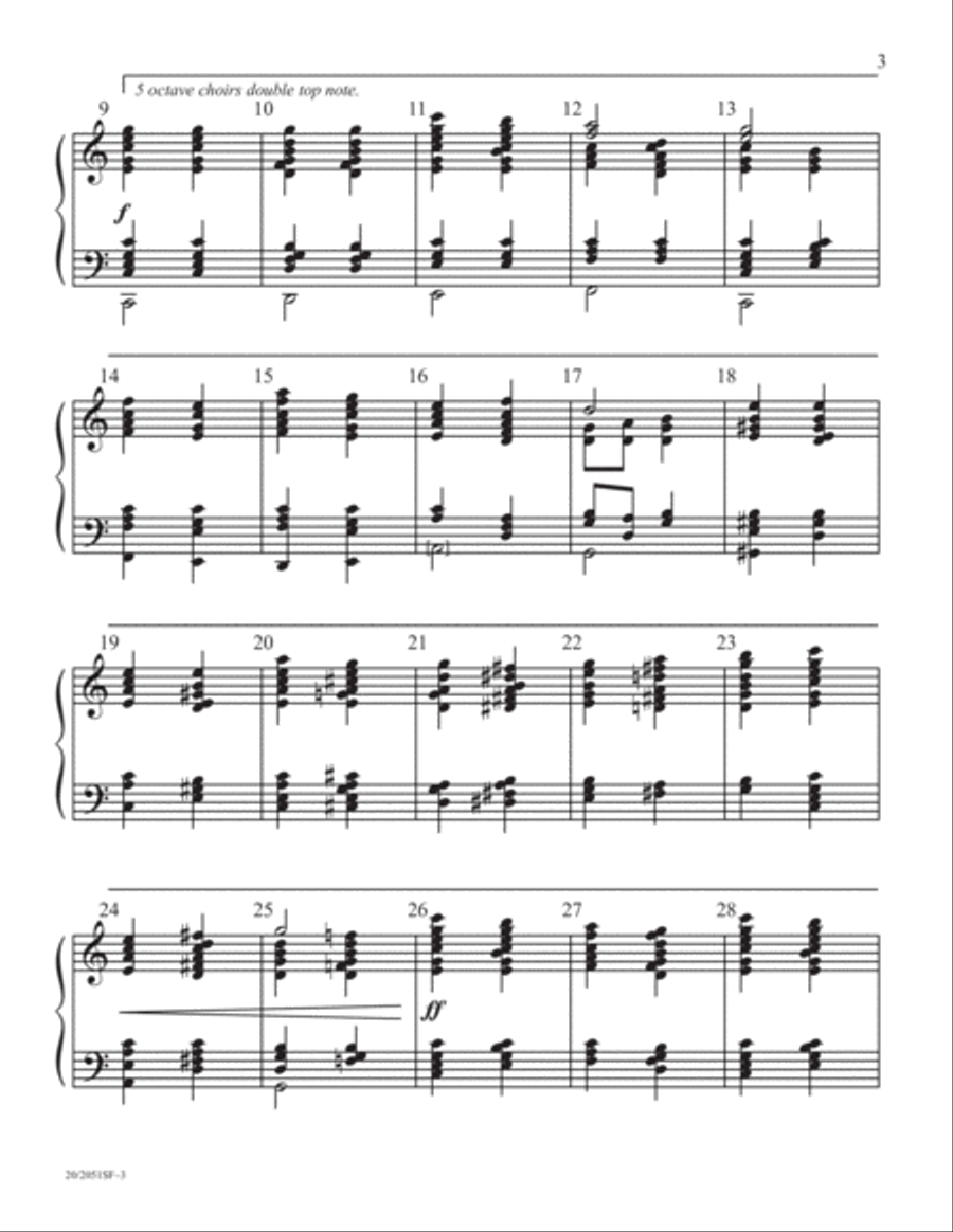 Praise, My Soul, the King of Heaven (Digital Download) 5-Octaves scores gallery preview page 3