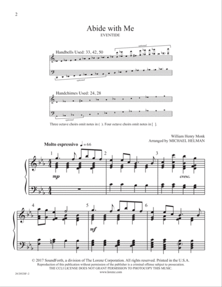 Abide with Me (Digital Download) 5-Octaves scores gallery preview page 2