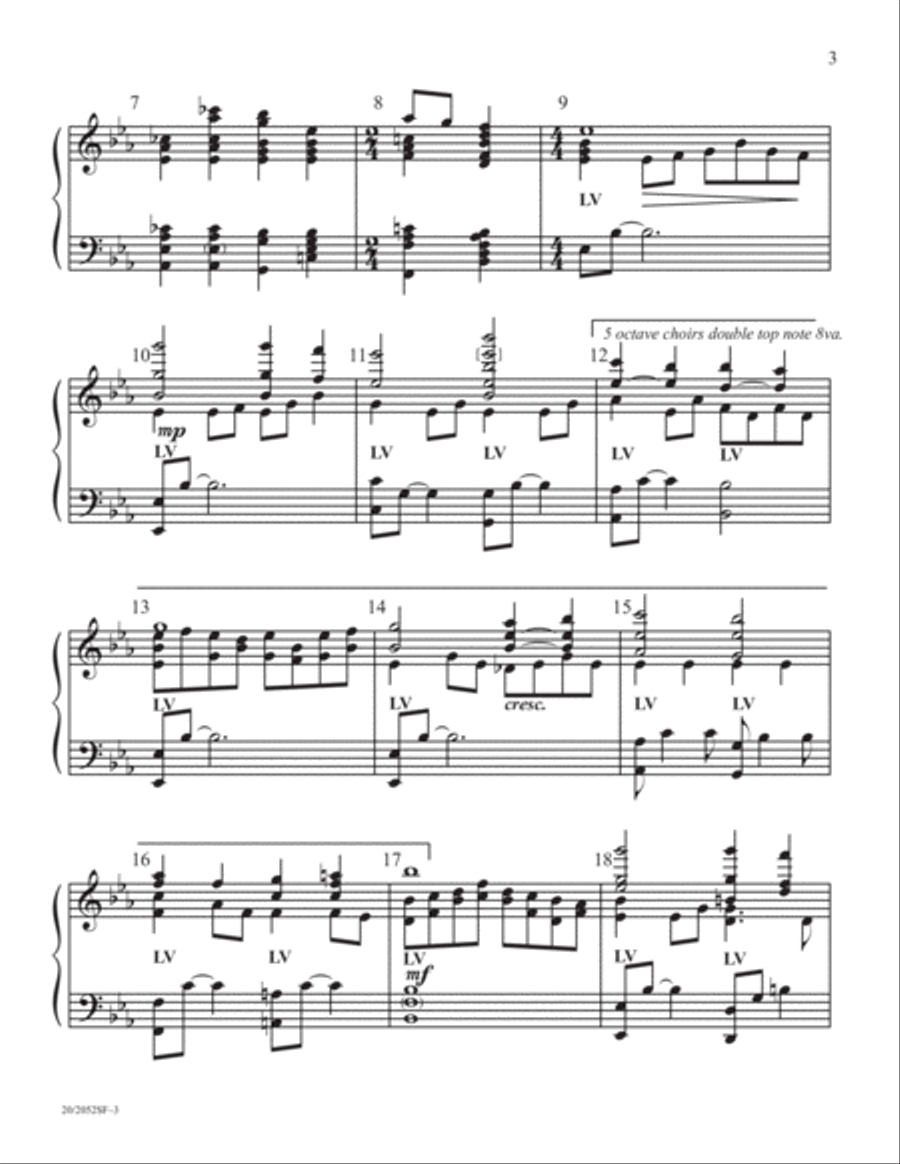 Abide with Me (Digital Download) 5-Octaves scores gallery preview page 3