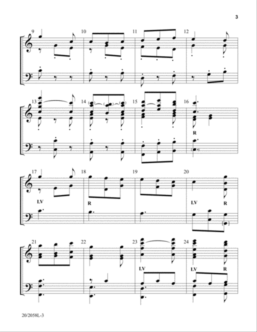 Bring a Torch, Jeanette, Isabella (Digital Download) 5-Octaves scores gallery preview page 3