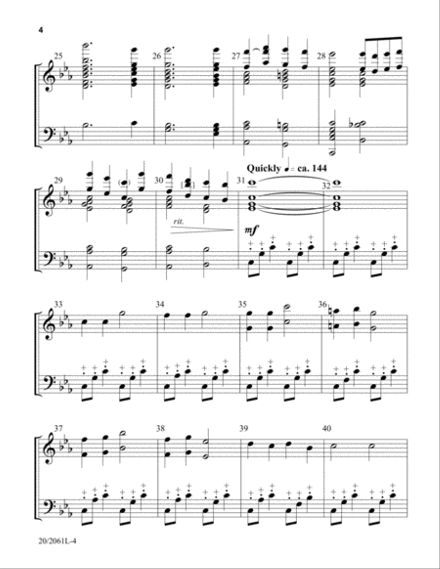 Come, O Come, Emmanuel (Digital Download) 5-Octaves scores gallery preview page 4