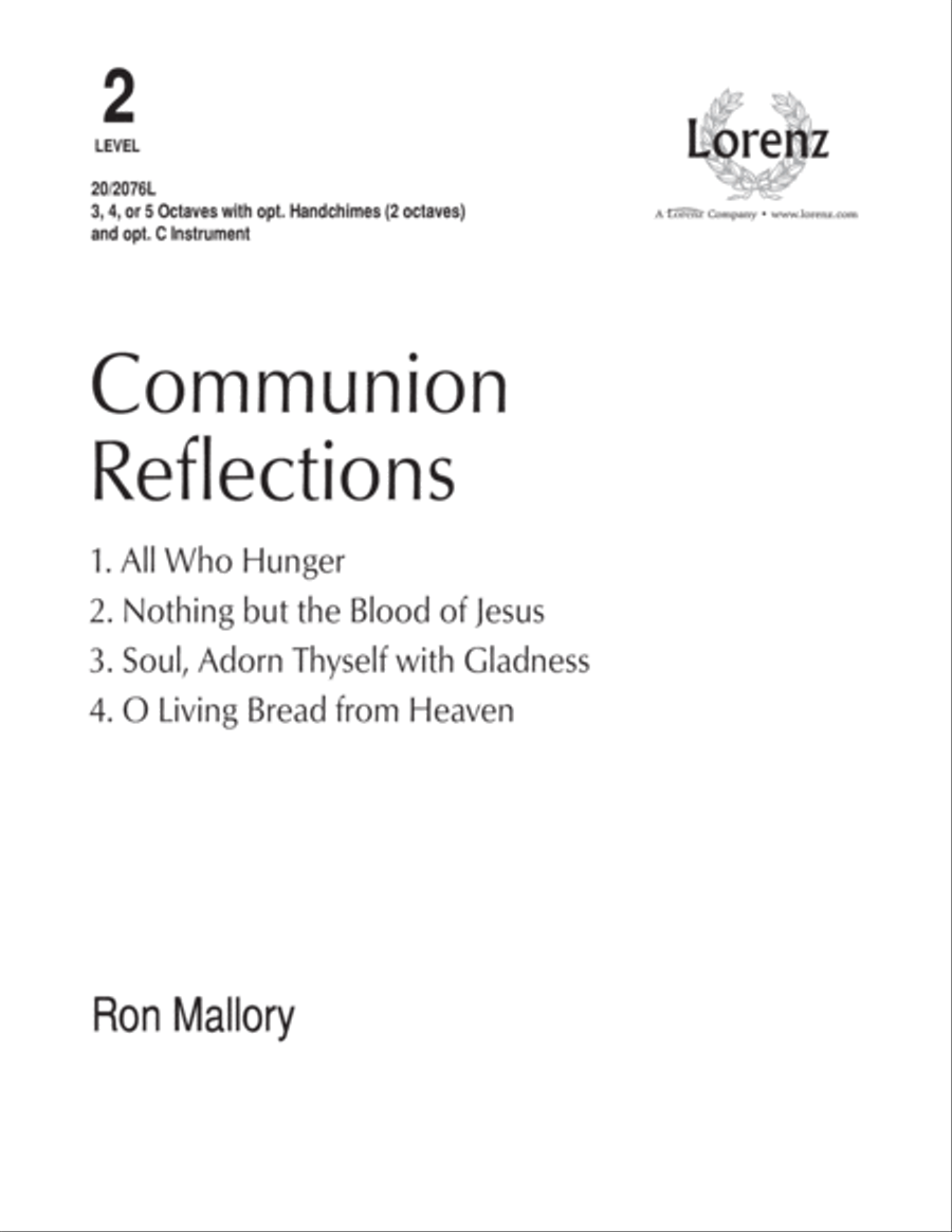 Communion Reflections (Digital Download) 5-Octaves scores gallery preview page 1