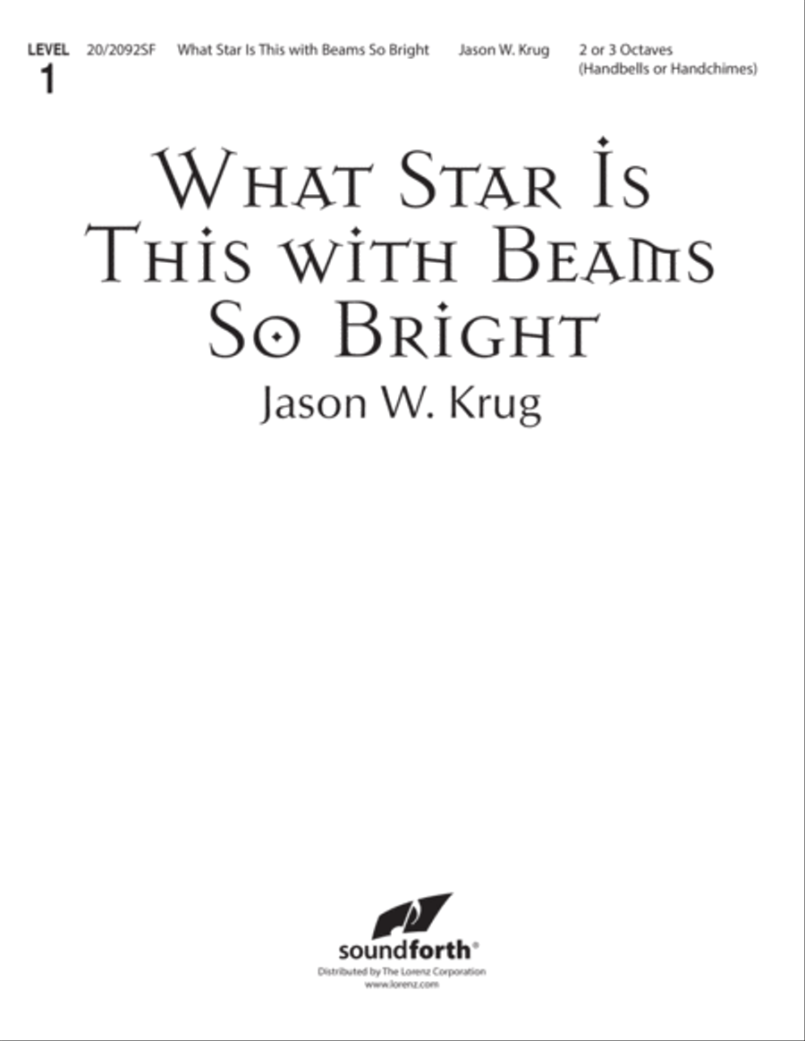 What Star Is This with Beams So Bright? 2-3 oct (Digital Download) 3-Octaves scores gallery preview page 1