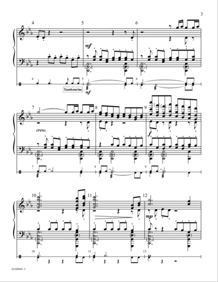 We Three Kings of Orient Are (Digital Download) 5-Octaves scores gallery preview page 3