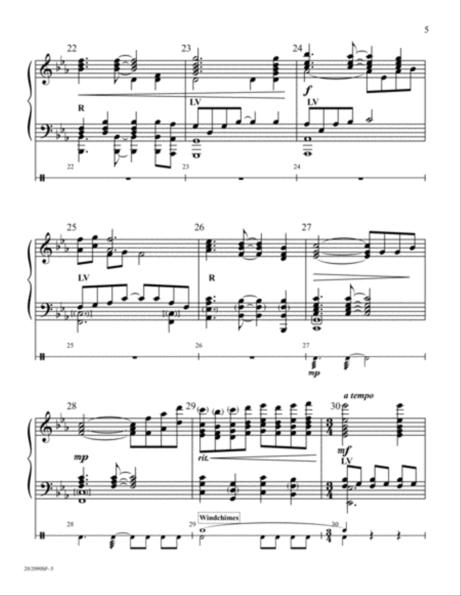 We Three Kings of Orient Are (Digital Download) 5-Octaves scores gallery preview page 5