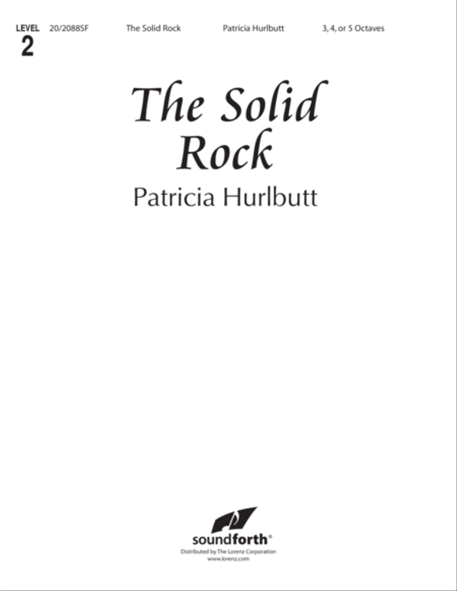 The Solid Rock (Digital Download) 5-Octaves scores gallery preview page 1