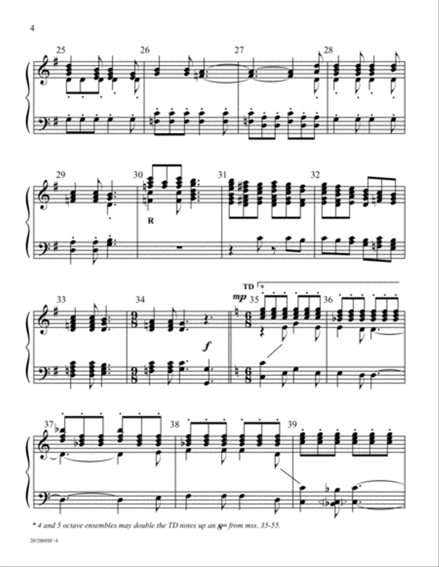 The Solid Rock (Digital Download) 5-Octaves scores gallery preview page 4