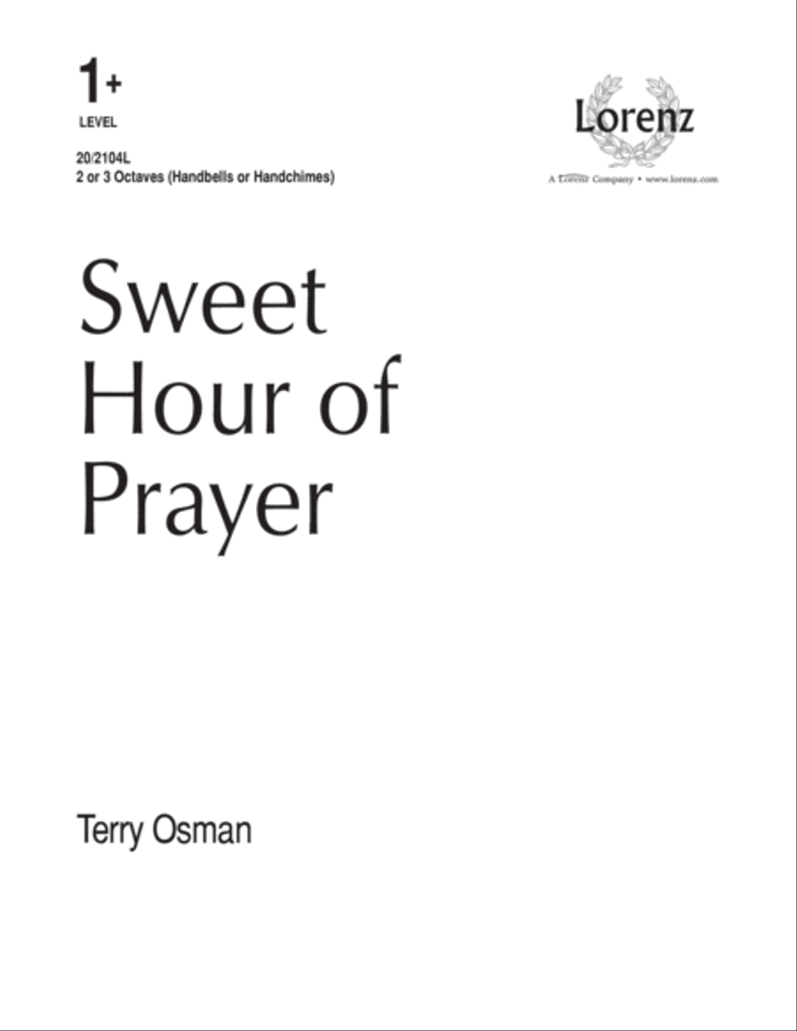 Sweet Hour of Prayer (Digital Download) 3-Octaves scores gallery preview page 1
