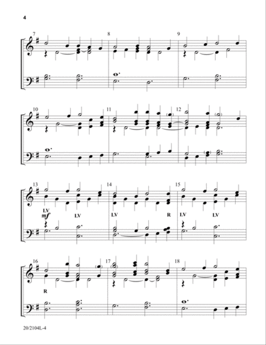 Sweet Hour of Prayer (Digital Download) 3-Octaves scores gallery preview page 4