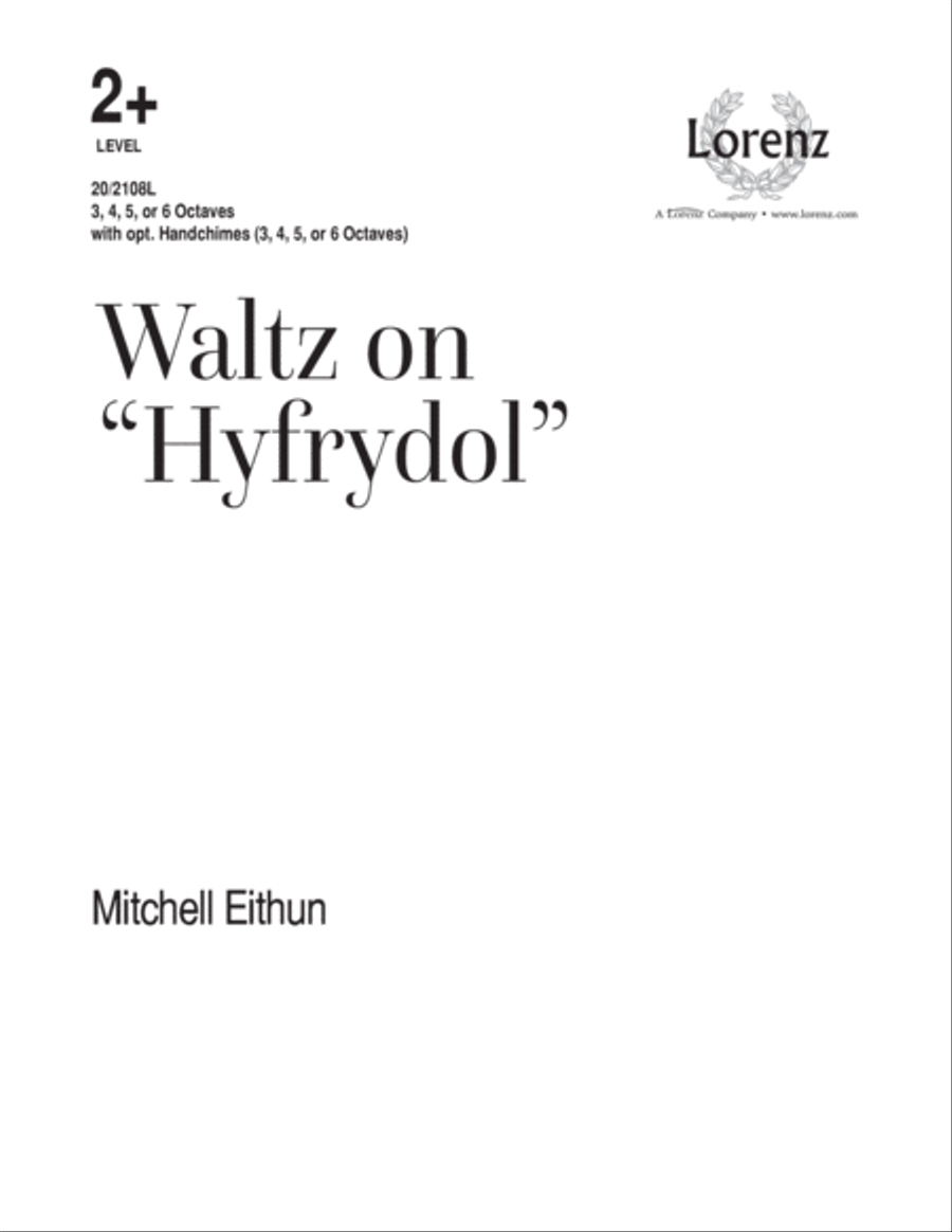 Waltz on Hyfrydol (Digital Download) 5-Octaves scores gallery preview page 1