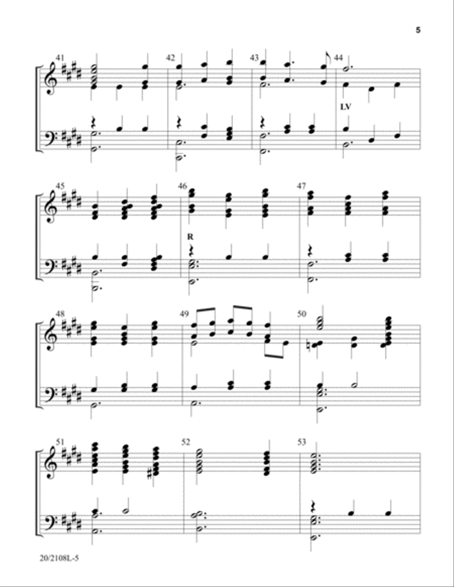 Waltz on Hyfrydol (Digital Download) 5-Octaves scores gallery preview page 5