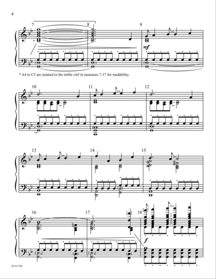 The God of Abraham Praise (Digital Download) 5-Octaves scores gallery preview page 4