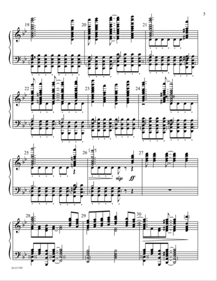 The God of Abraham Praise (Digital Download) 5-Octaves scores gallery preview page 5