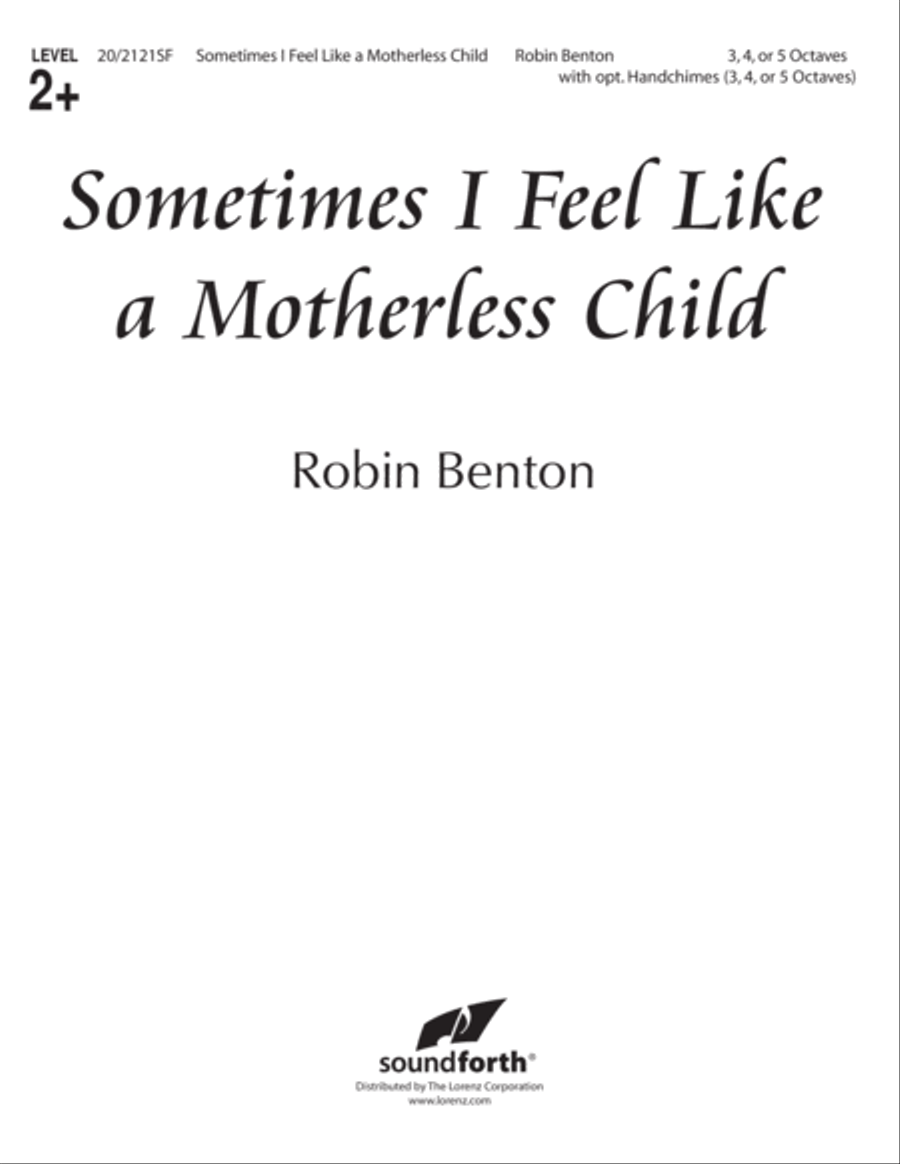 Sometimes I Feel Like a Motherless Child (Digital Download) 5-Octaves scores gallery preview page 1