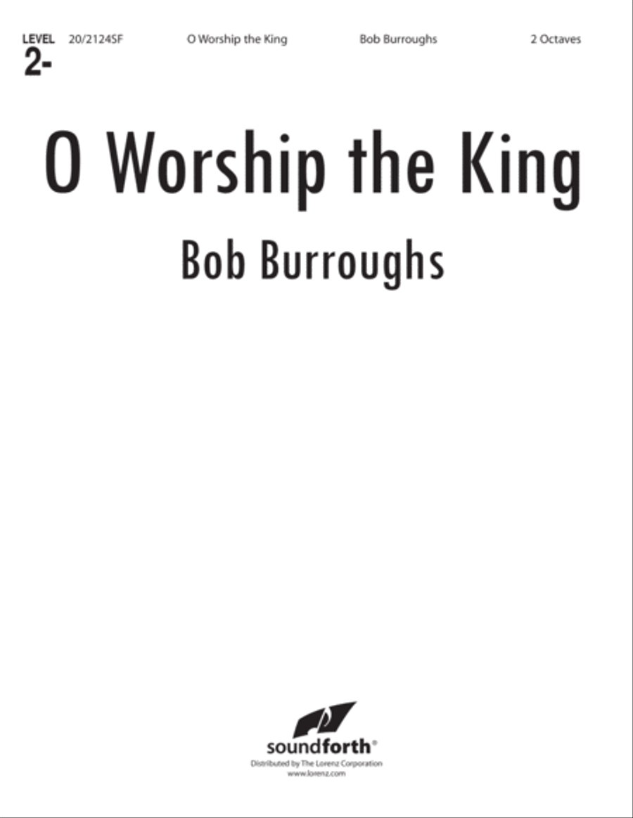 O Worship the King (Digital Download) 2-Octaves scores gallery preview page 1