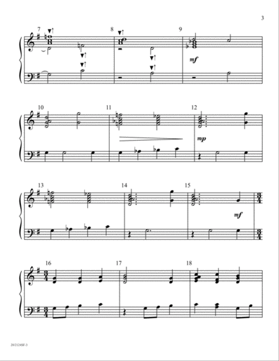 O Worship the King (Digital Download) 2-Octaves scores gallery preview page 3