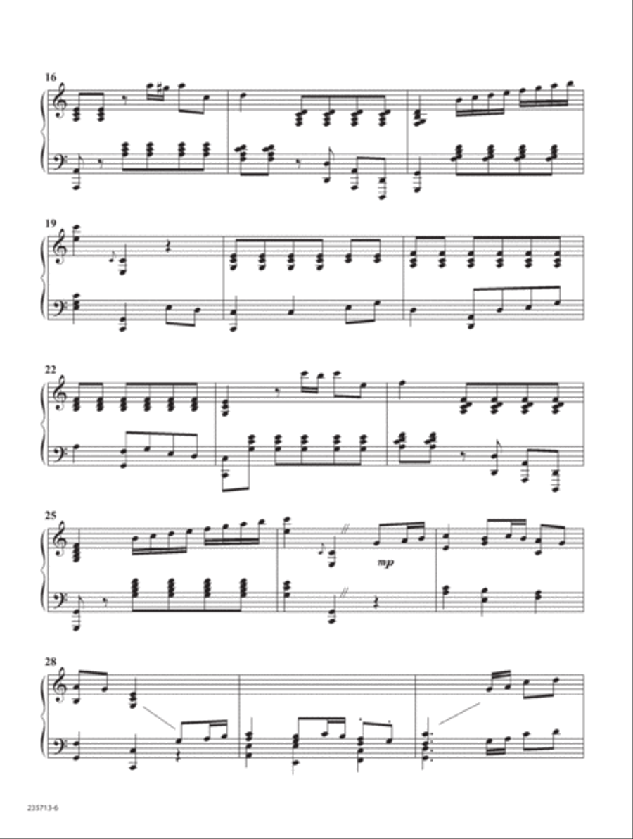 Glad Adoration (Digital Download) Piano Solo scores gallery preview page 2