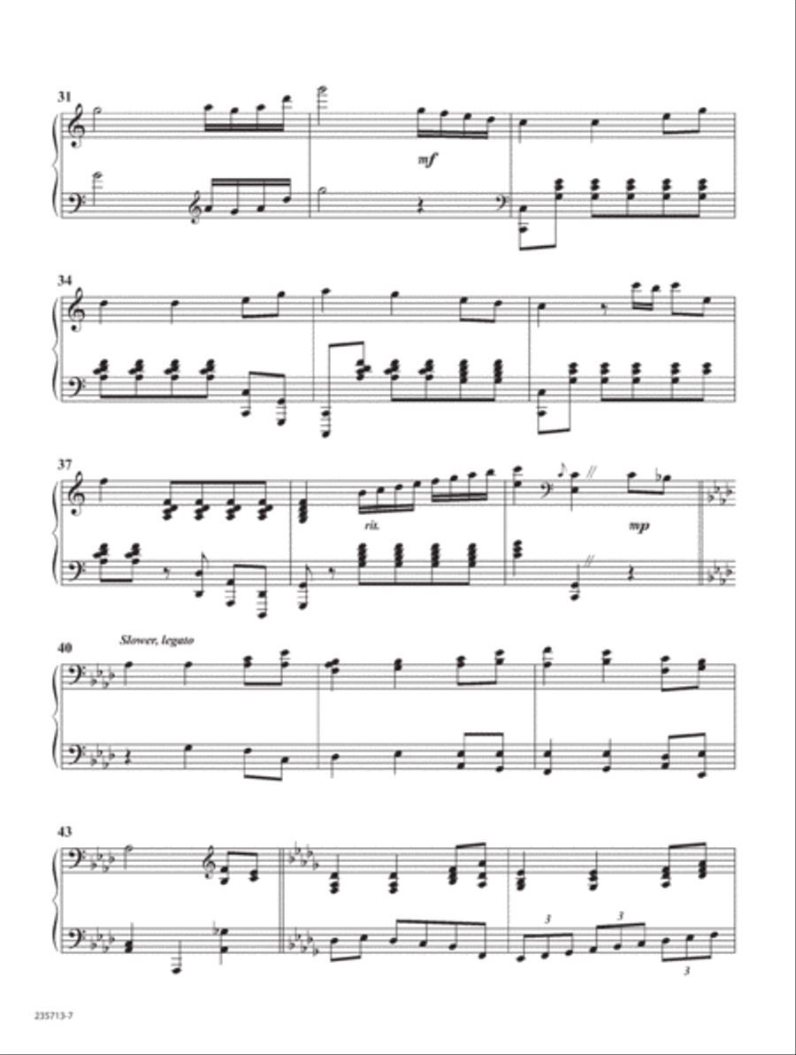 Glad Adoration (Digital Download) Piano Solo scores gallery preview page 3