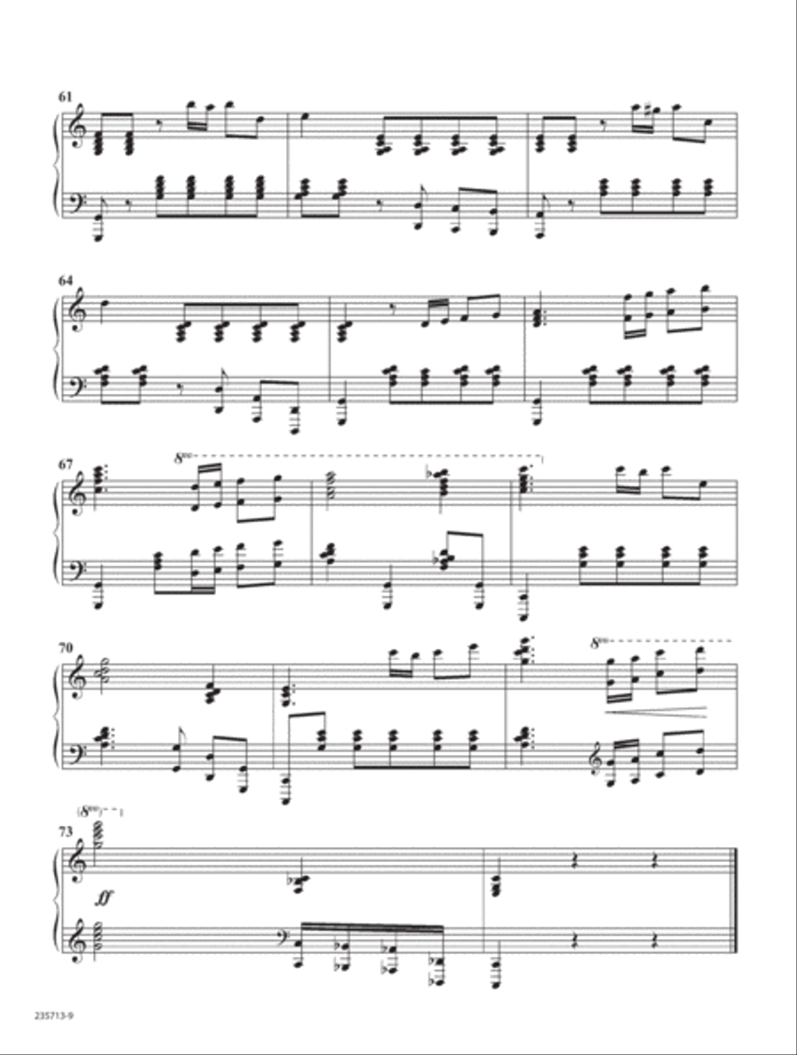 Glad Adoration (Digital Download) Piano Solo scores gallery preview page 5