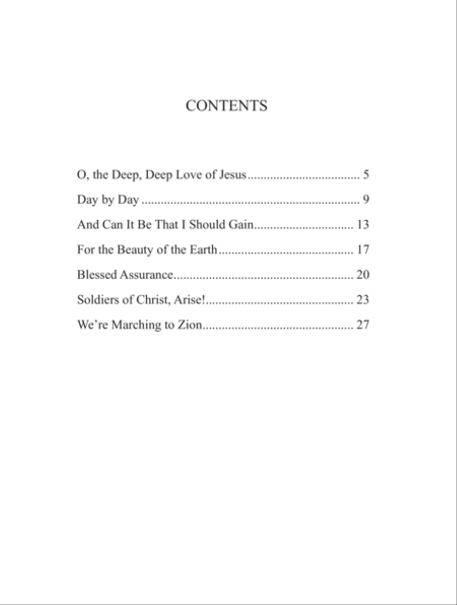 The Deep Love of Jesus (Digital Download) Piano Solo scores gallery preview page 3