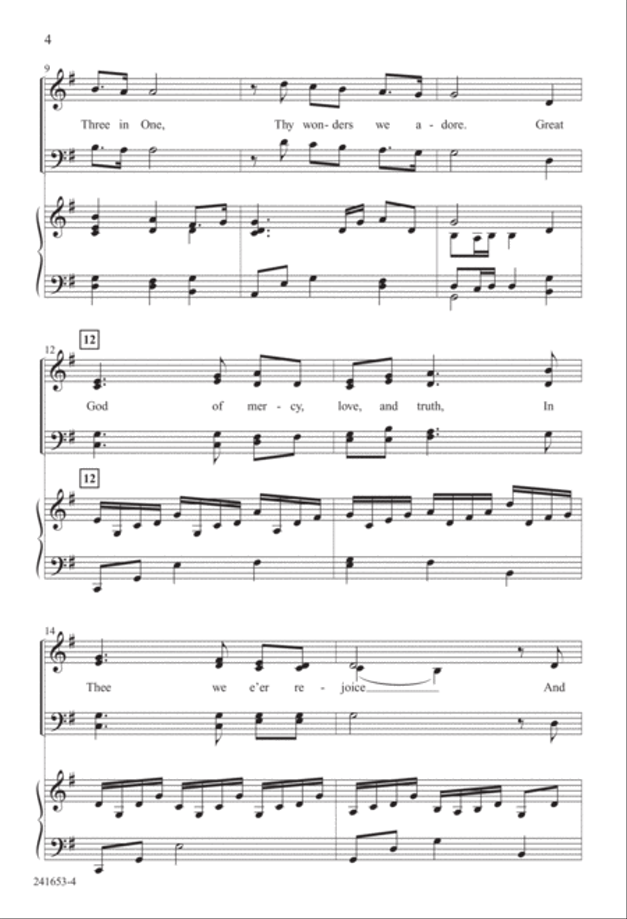 A Thousand Joys Are Found in Thee (Digital Download) 4-Part scores gallery preview page 4