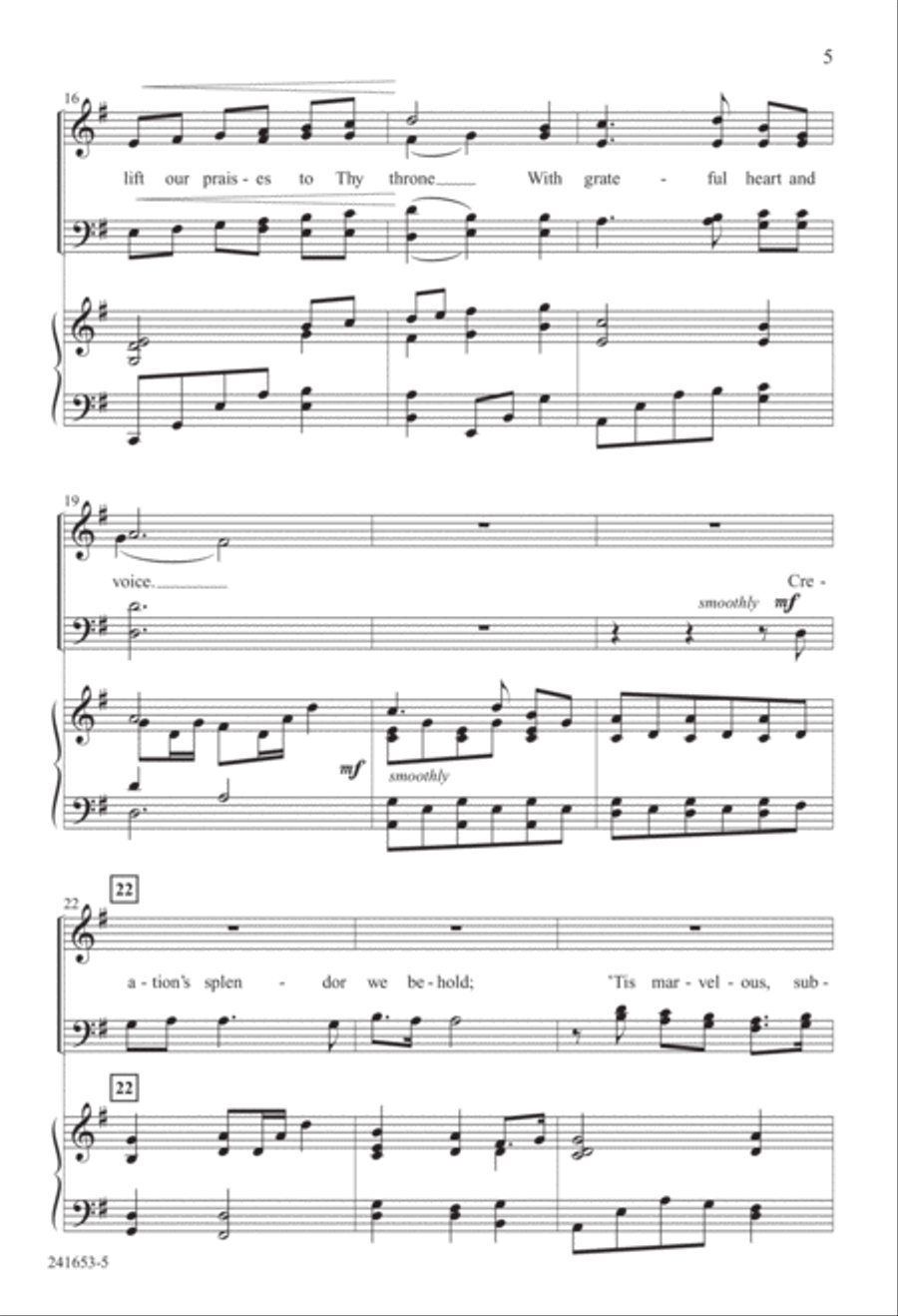 A Thousand Joys Are Found in Thee (Digital Download) 4-Part scores gallery preview page 5