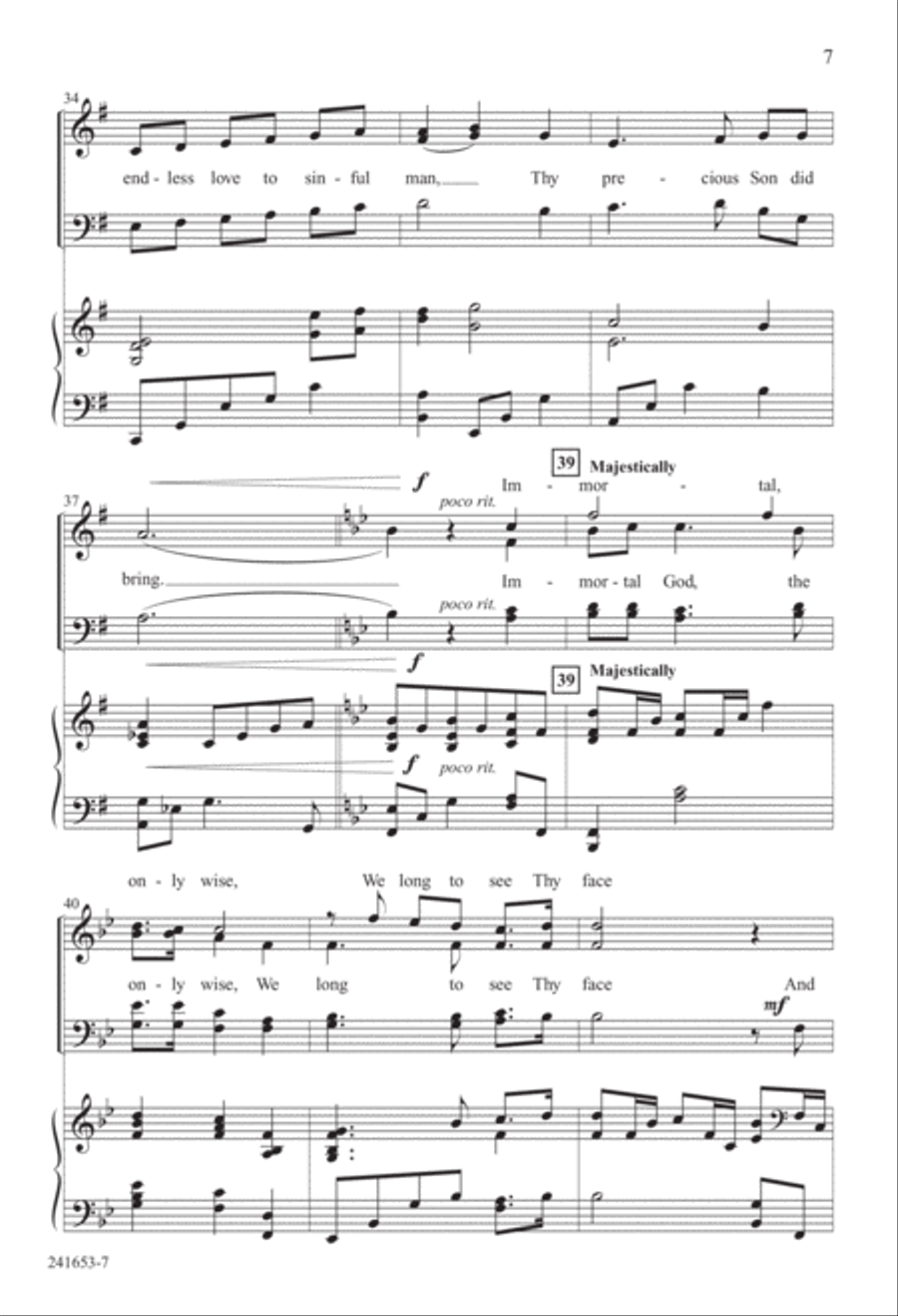 A Thousand Joys Are Found in Thee (Digital Download) 4-Part scores gallery preview page 7