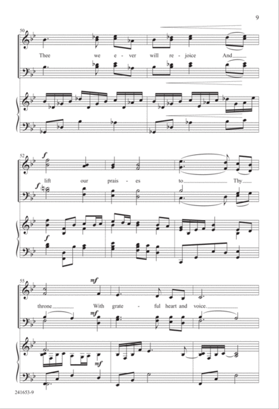 A Thousand Joys Are Found in Thee (Digital Download) 4-Part scores gallery preview page 9