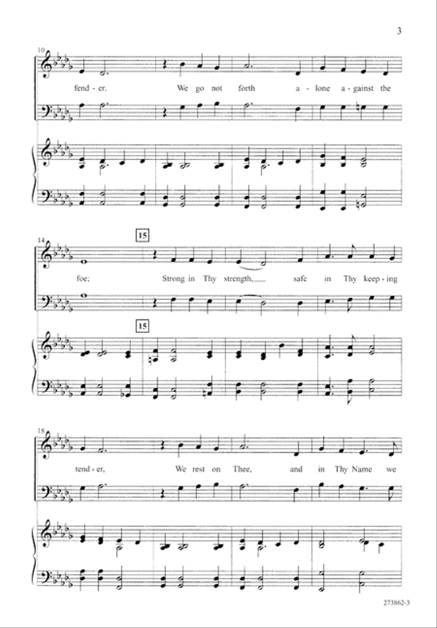 We Rest on Thee (Digital Download) 4-Part scores gallery preview page 3
