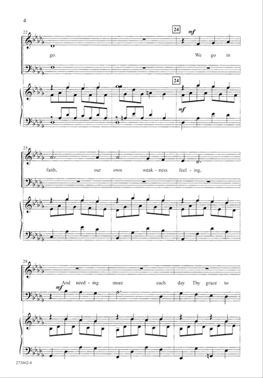 We Rest on Thee (Digital Download) 4-Part scores gallery preview page 4
