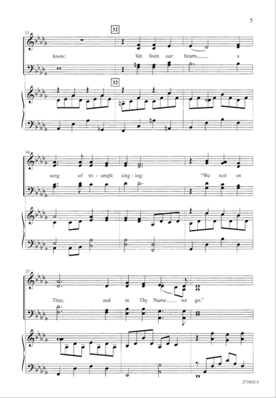 We Rest on Thee (Digital Download) 4-Part scores gallery preview page 5