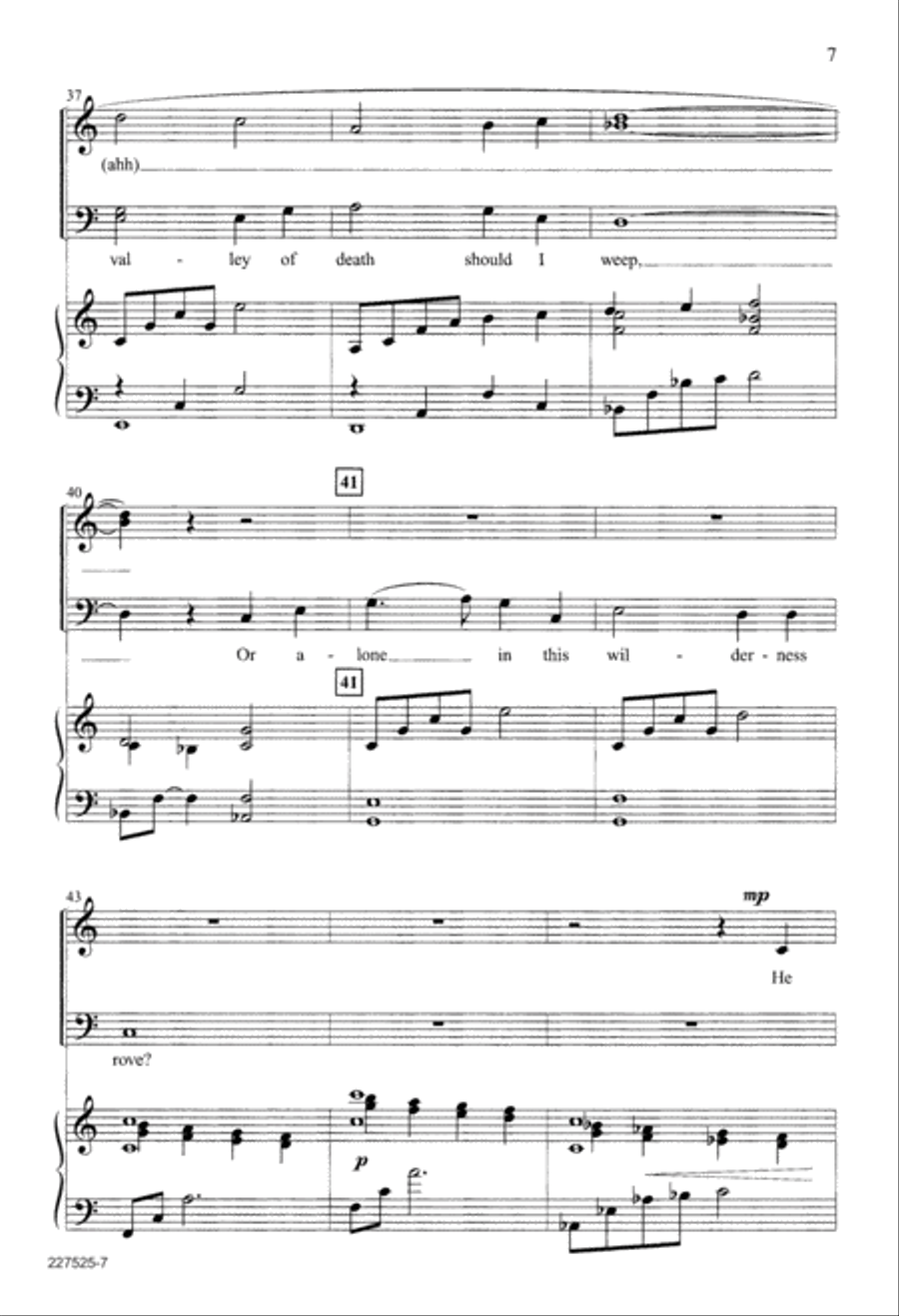 O Thou in Whose Presence (Digital Download) 4-Part scores gallery preview page 7