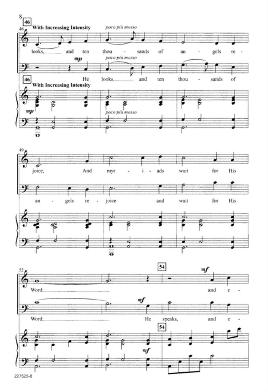 O Thou in Whose Presence (Digital Download) 4-Part scores gallery preview page 8