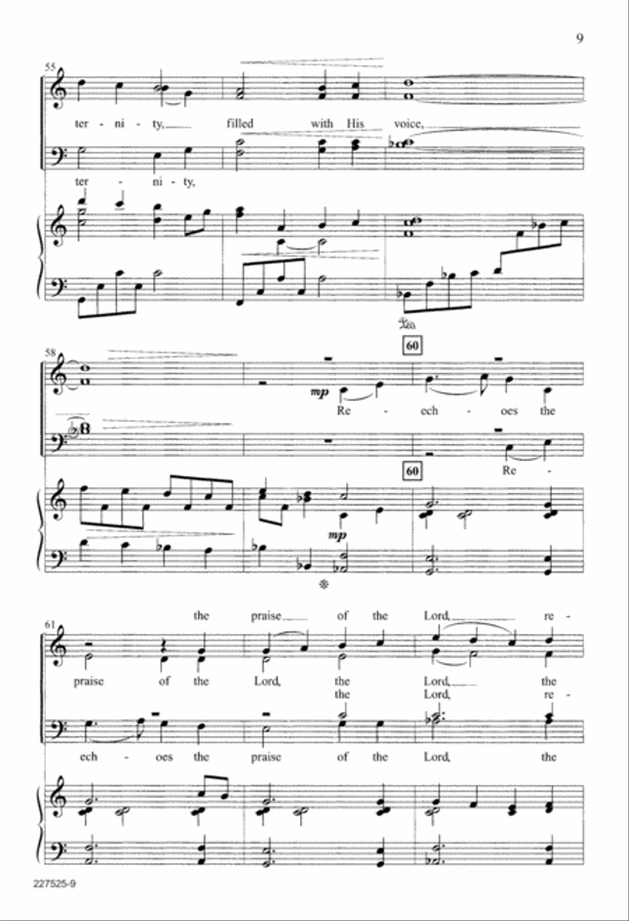 O Thou in Whose Presence (Digital Download) 4-Part scores gallery preview page 9